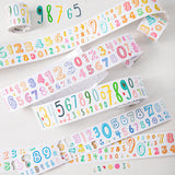 1 roll numbers pre-cut tape (T26040803)