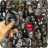 50pcs gothic doll sticker pack(S26041511)