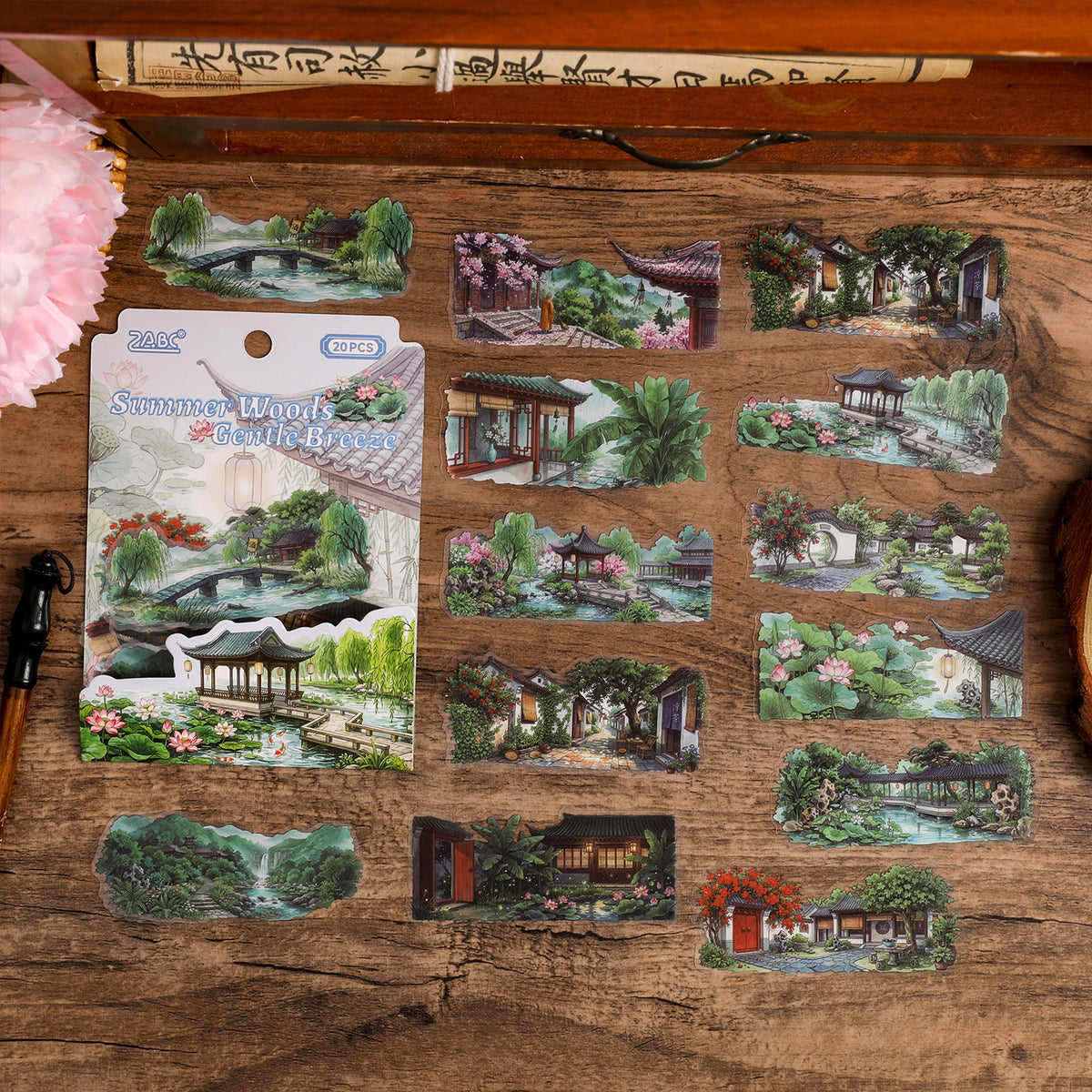 Season view sticker pack 20pcs