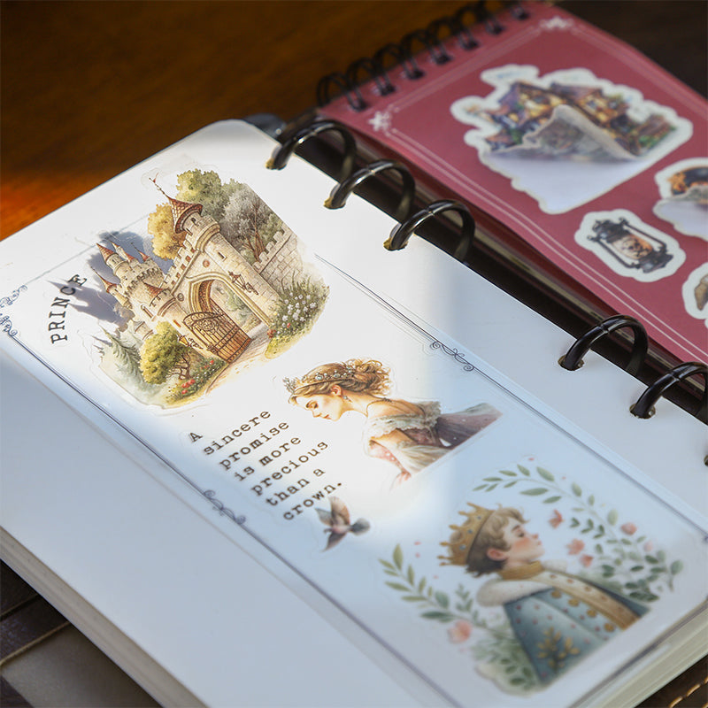 20pages fairy tale PET+washi sticker book(TZB26061609)