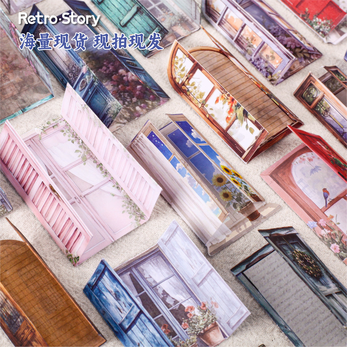 10pcs window sticker pack（S25071805）