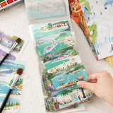 20pcs season PET+washi sticker book (TZB25102105)