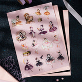 15pcs ballet sticker pack(S26061007)