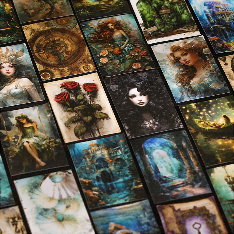 50pcs fantasy mini-sticker book(TZB26040909)
