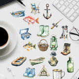 50pcs fishing seaside sticker pack (S26041513)