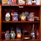 8pcs gothic bottles sticker pack (S25112402)