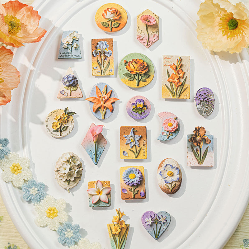 20pcs floral sticker pack(S26071203)