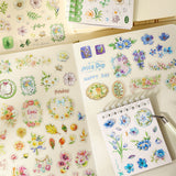 20sheets floral sticker book(TZB26071910)