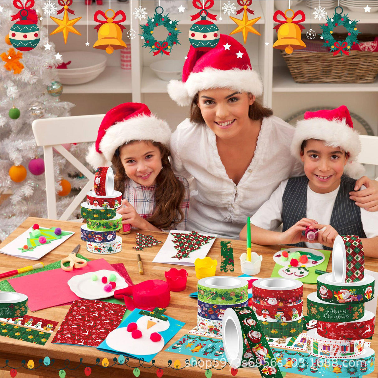 12rolls christmas washi-tape(T26033004)