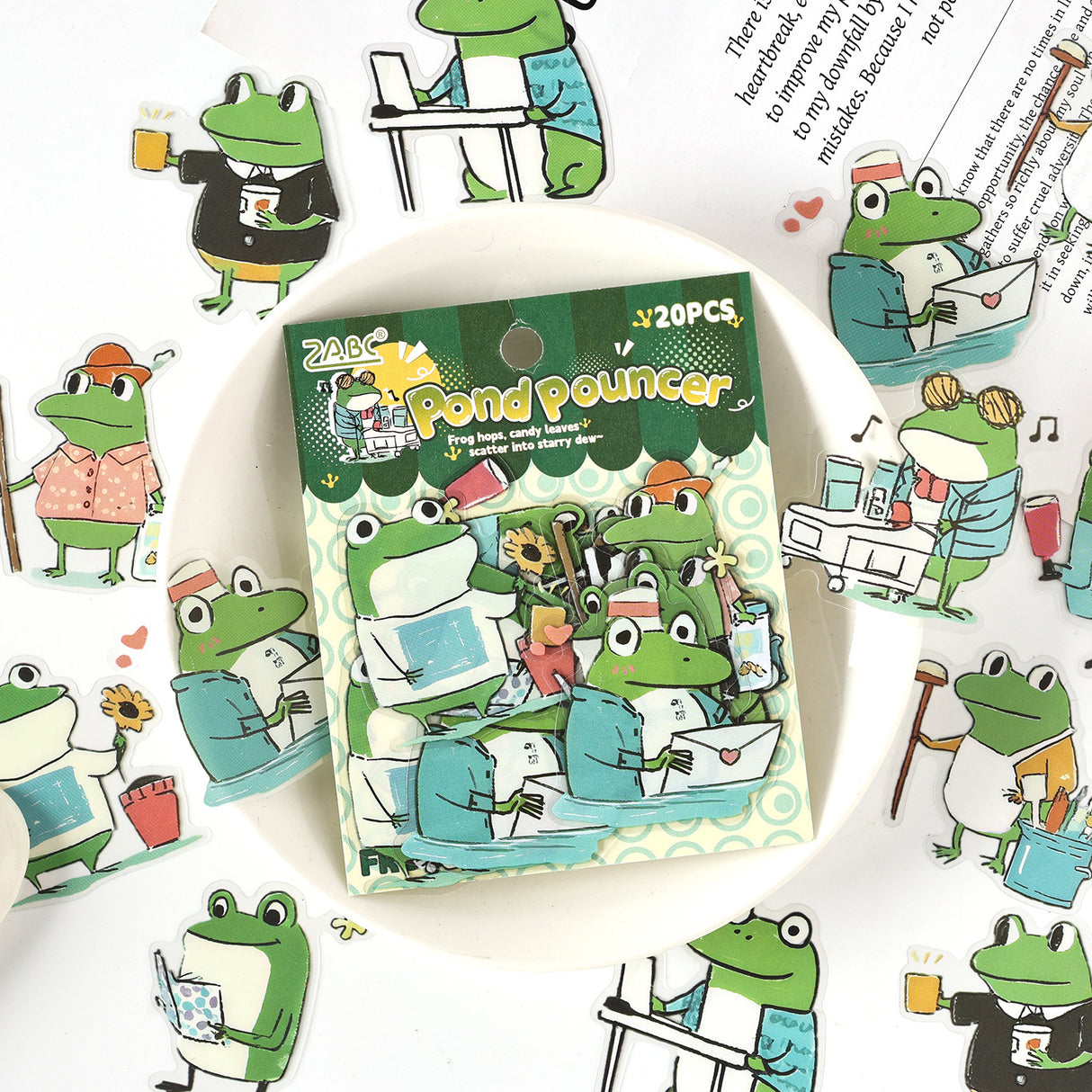 20pcs cute animals sticker pack (S25092804)