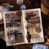 100pcs vintage sticker pack（S26052602）