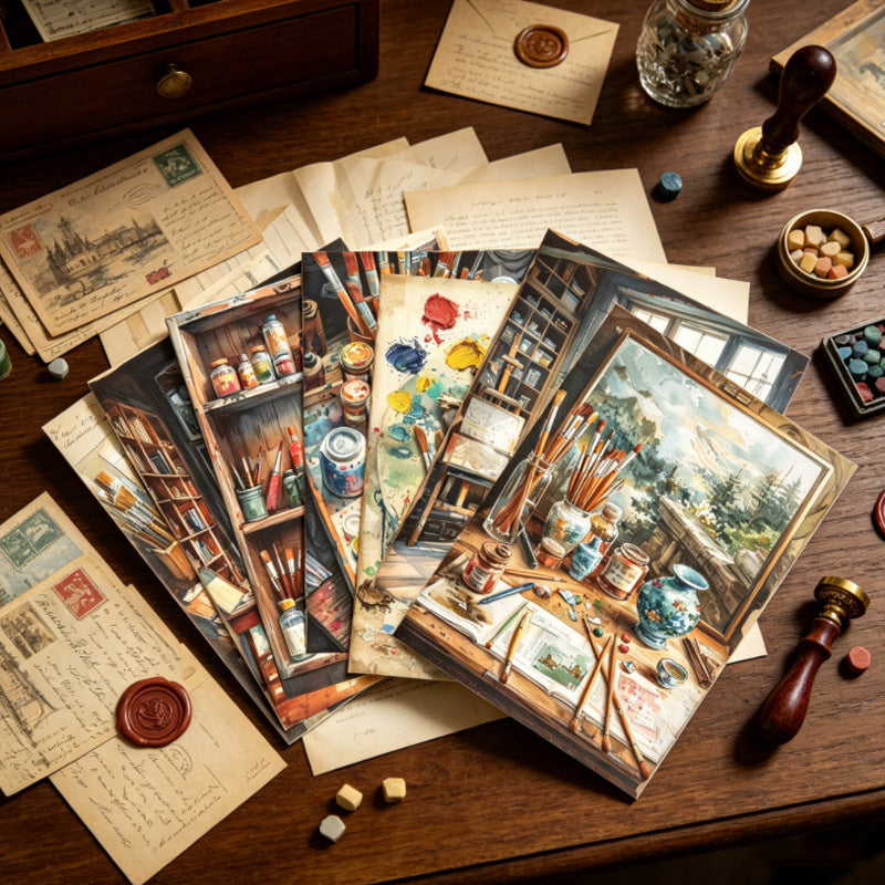 16pcs painting paper pack(P26052006)