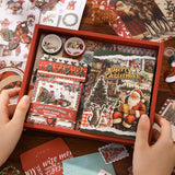 157pcs x-mas scrapbooking box  (S25071507)