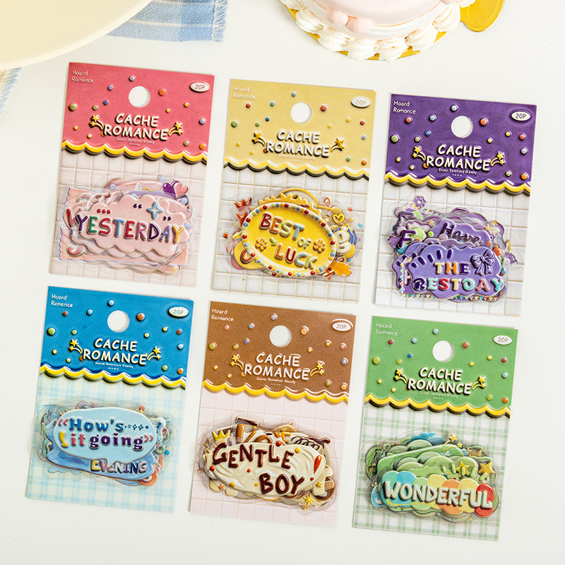20pcs words sticker pack（S26051106）