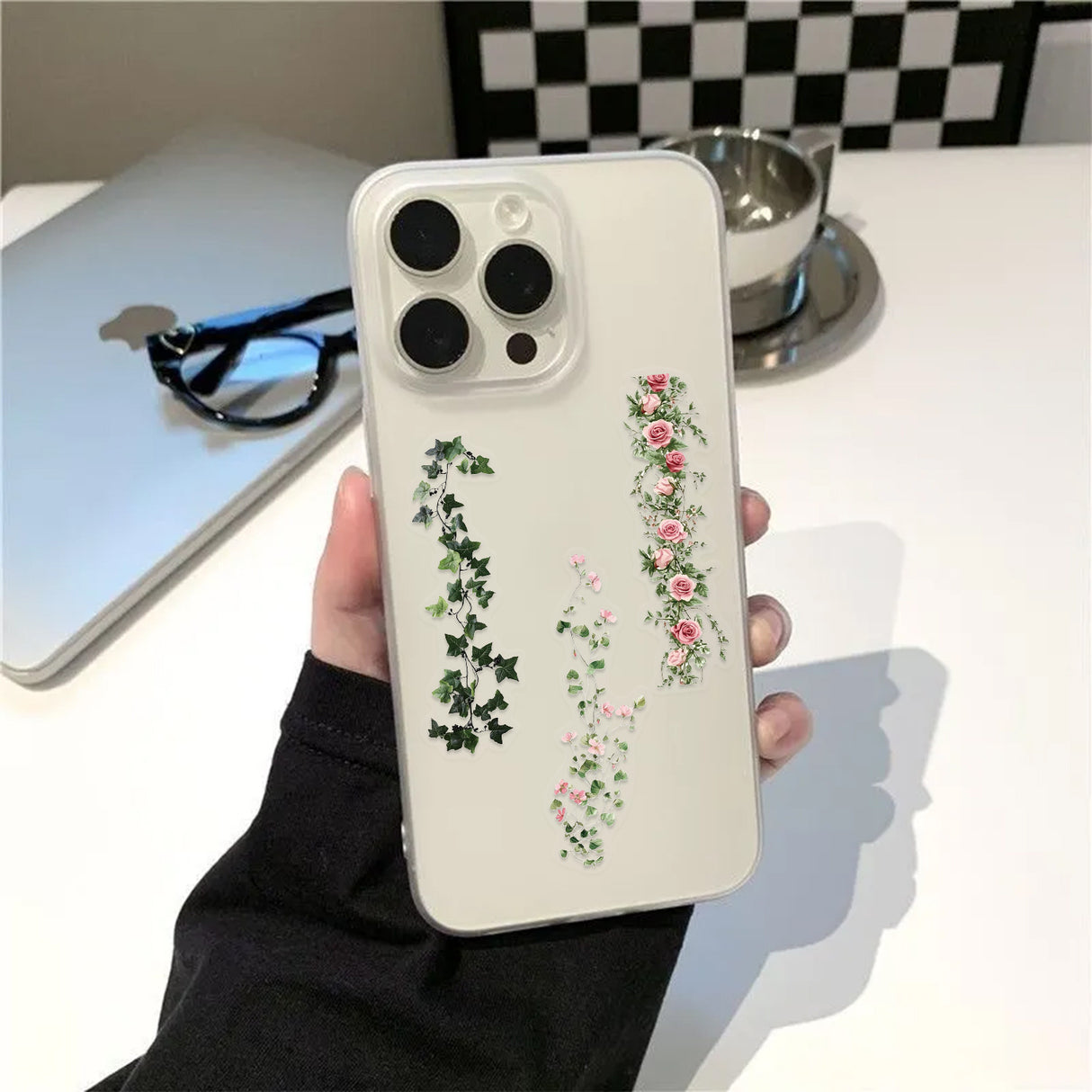 60pcs flower sticker pack(S26060313)
