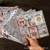 16pcs circus paper pack (P25100404)