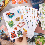 160+pcs summer vacation journaling box set(S26052608)