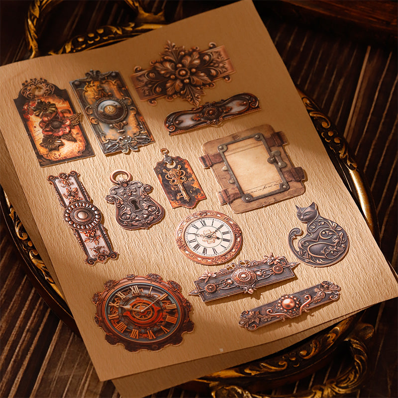 Vintage sticker pack 10pcs
