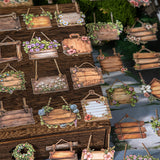 15pcs wooden board sticker pack (S25090401)