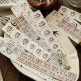 10pcs vintage pre-cut sticker pack (S25050509)