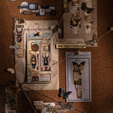 30pcs retro memory sticker+paper pack (P25101610)