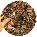 50pcs gothic halloween sticker pack(S26052008)