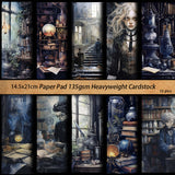 10pcs dark gothic Lab paper pack (P26061706)