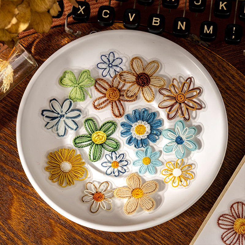 40pcs flower sticker pack(S25072206)