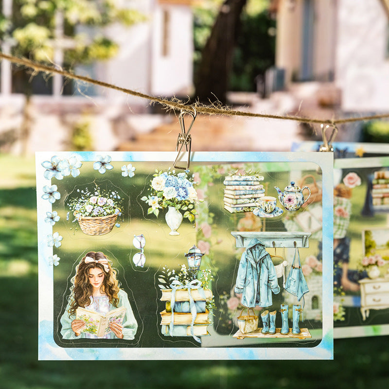 18pages garden sticker book(TZB26052703)
