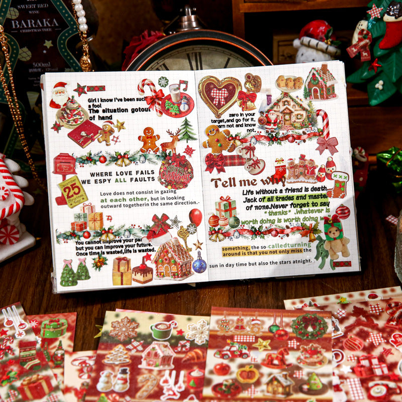 30pages christmas sticker book(TZB26090109)