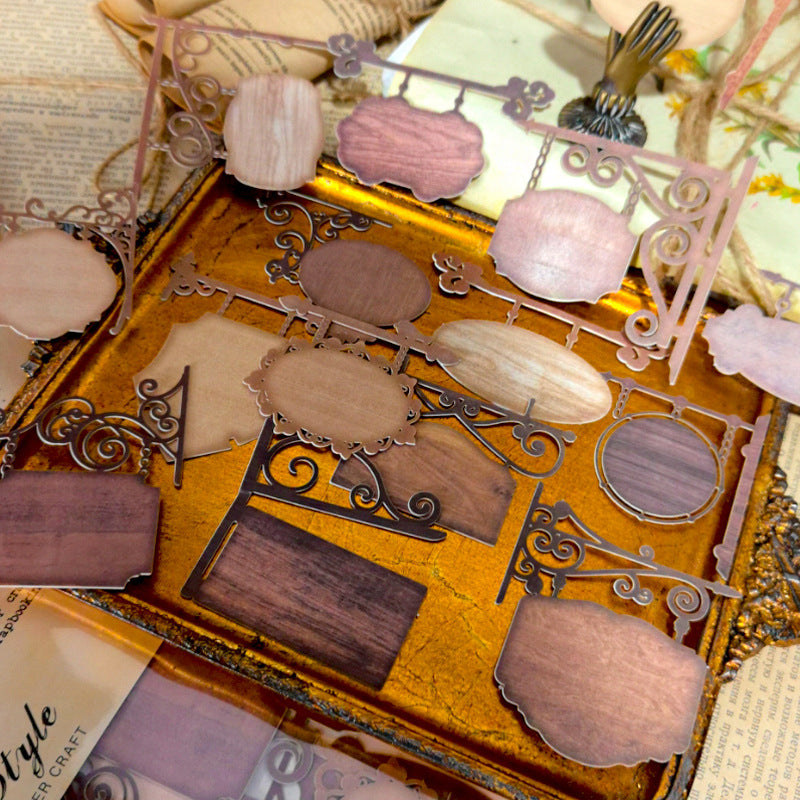 16pcs vintage sticky card pack(P26062711)