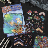 3pcs traditonal gothic sticker pack(S25121510)