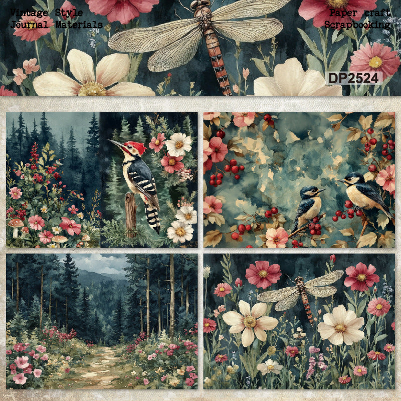 8pcs A5 size bird paper pack (P25062006)