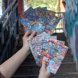 10pcs the art of brick walls washi-sticker pack (S25053006)