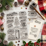 Christmas Silicone clear stamp