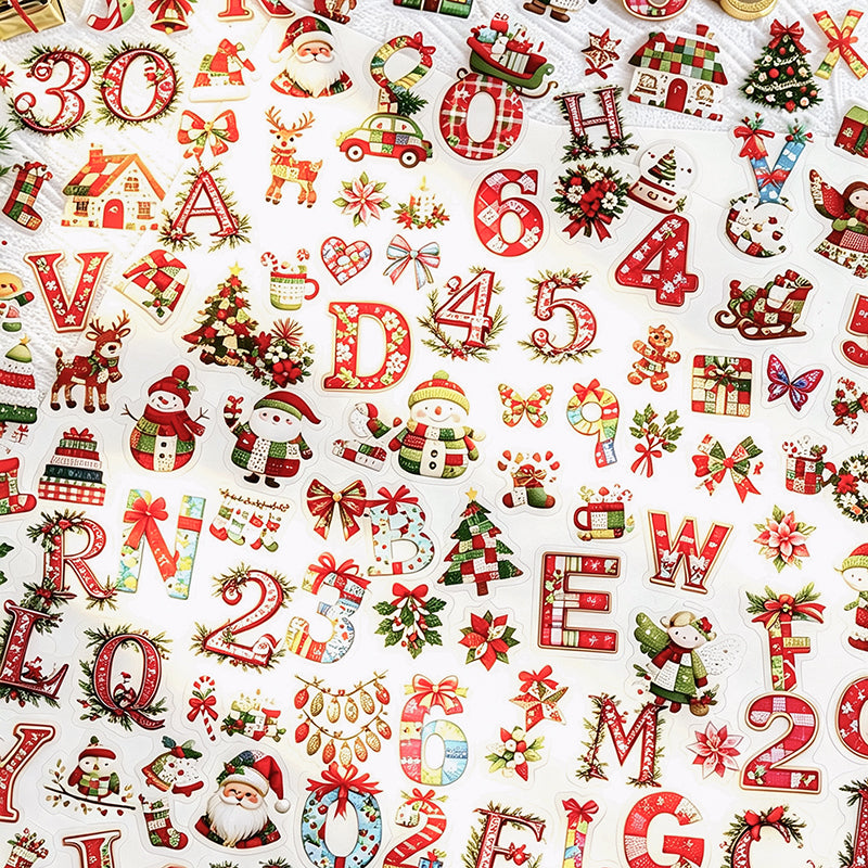 108pcs christmas sticker pack(S26082603)