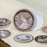 50pcs moon wax-seal sticker pack (S25092802)