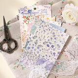 4 sheets floral sticker pack(P26071904)
