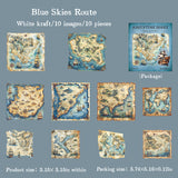 10pcs adventure diary sticker pack (S25100904)