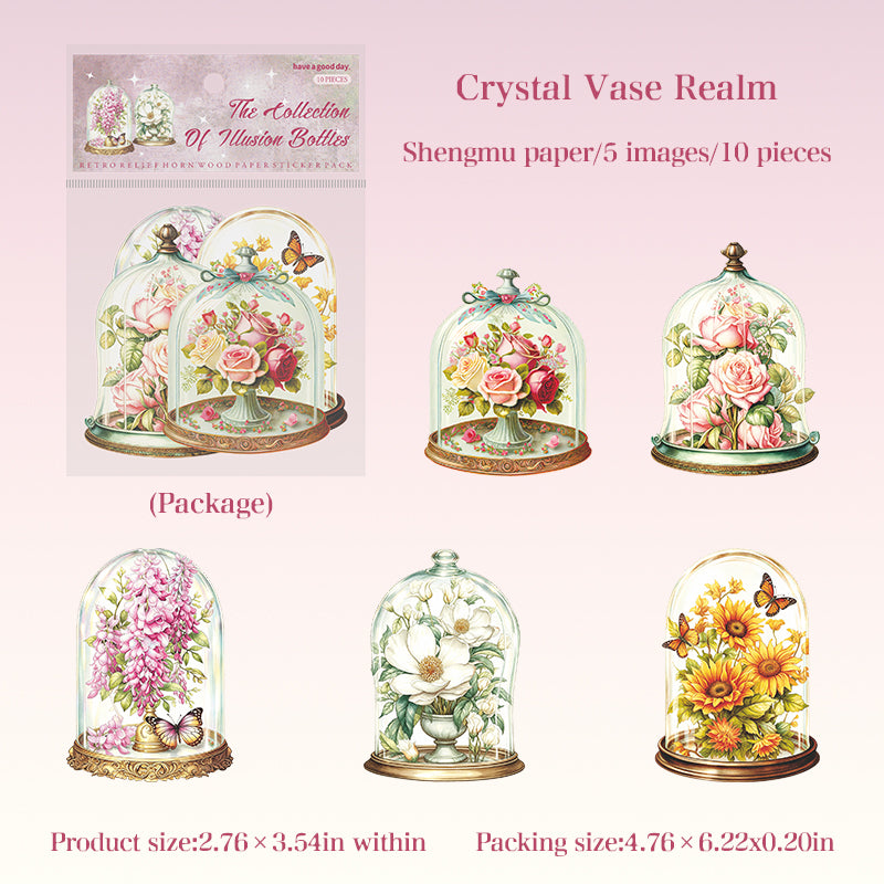 Bottle sticker pack 10pcs