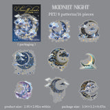 16pcs moon cloud sticker pack(S26071104)