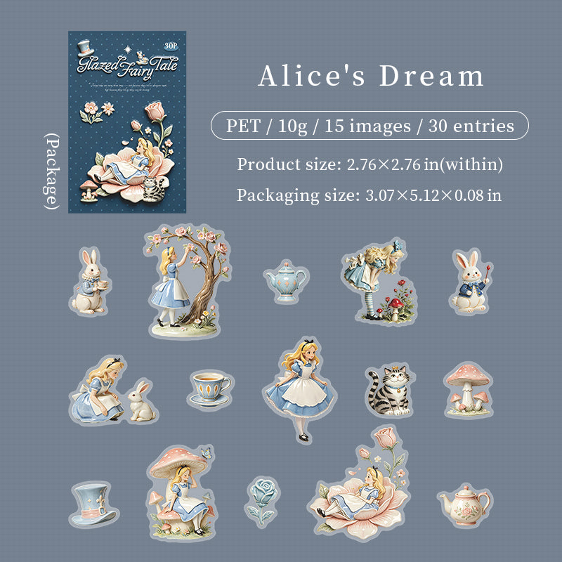 30pcs fairy tale sticker pack(S26061604)