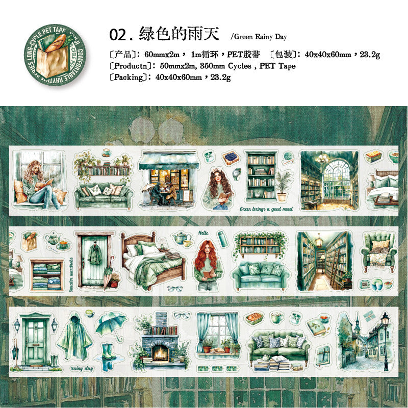 1 roll life style pre-cut PET-tape (T25102804)