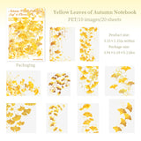 20pcs autumn leaf PET-sticker pack (S25091704)