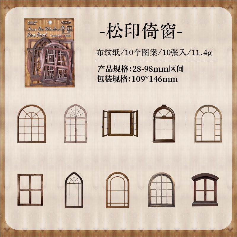 10pcs window card-pack(S26052004)