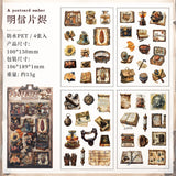 4pcs vintage sticker pack (S25111804)