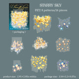 16pcs moon cloud sticker pack(S26071104)