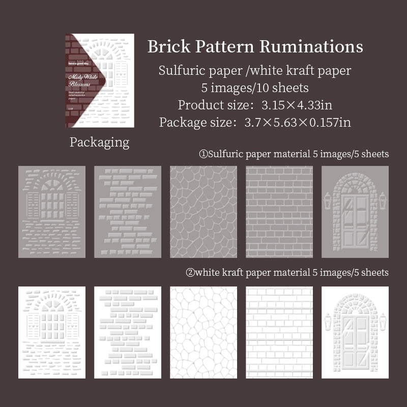 10sheets craft paper pack(P26042104)