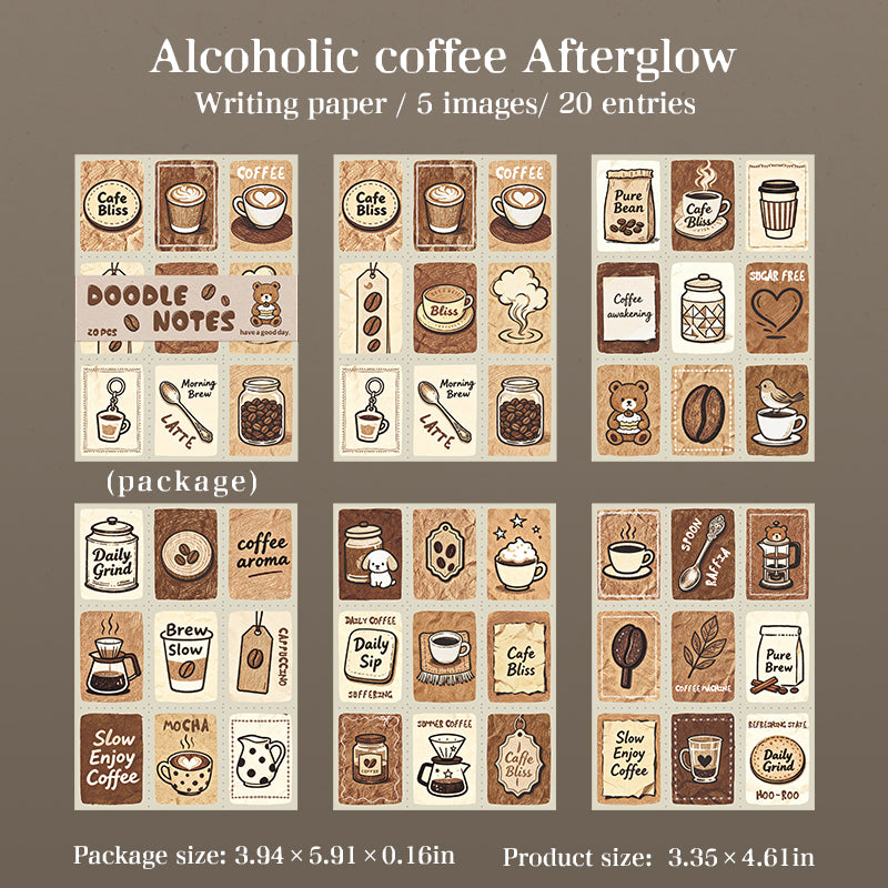 20sheets cute dailylife pre-cut sticker book(TZB26060304)