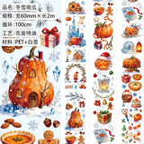 1 roll Chtistmas PET tape (T25120304)